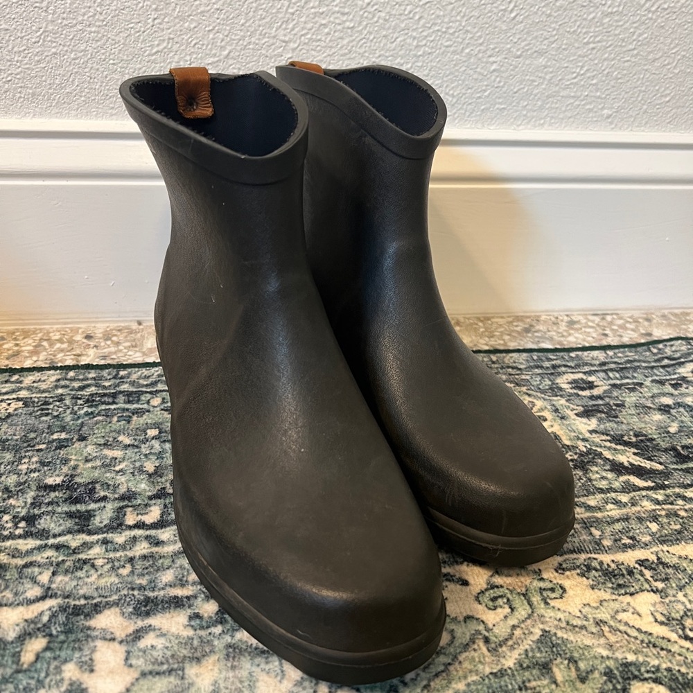 Aigle Black Ankle Boots